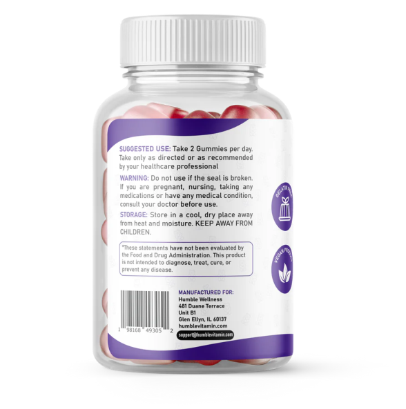 Multivitaminico para Niños, Better Bears (60 gomitas), Humble