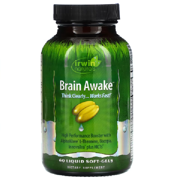 Despertar Cerebral, Brain Awake (60 softgels), Irwin Naturals
