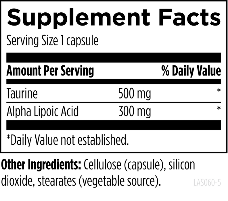 Acido Lipoico Supremo 300 mg (60 veg caps), Designs for Health