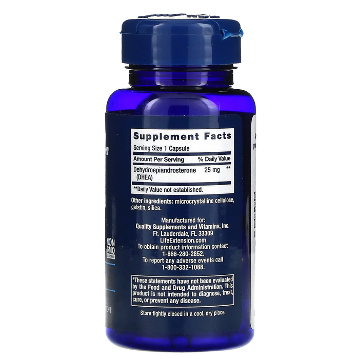 DHEA 25 mg (100 caps), Life Extension