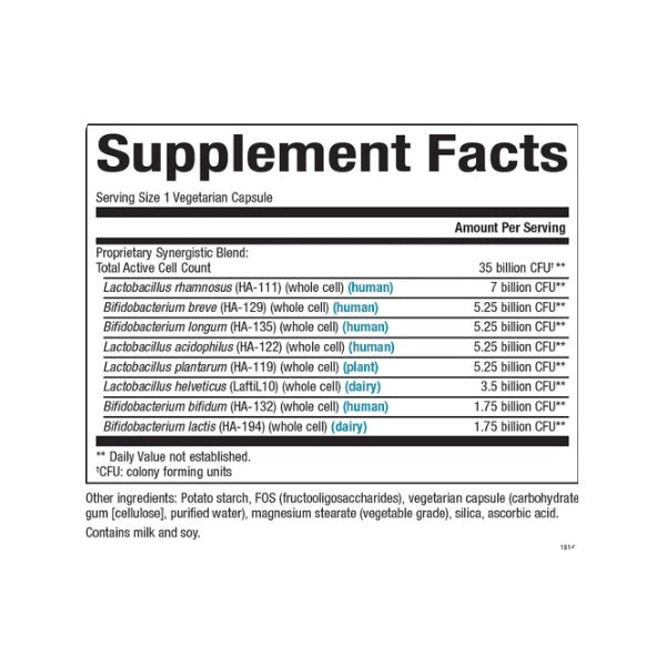 Probiótico Ultimate Tercera Edad 35 Billones (30 vcap), Natural Factors