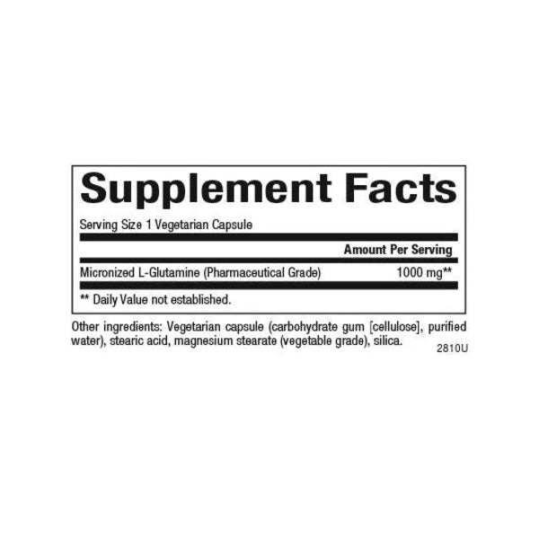 L-Glutamine Micronizado 1,000 mg (90 vcap), Natural Factors