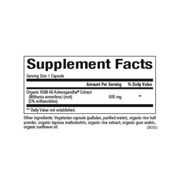 KSM-66 Ashwagandha 600 mg Stress-Relax® (30 vcap), Natural Factors