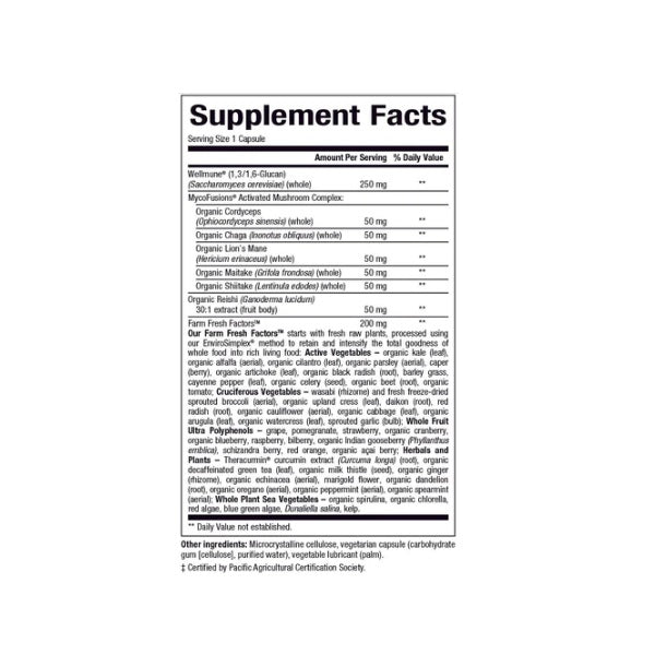 Whole Earth & Sea® Super Hongo (30 vcap), Natural Factors