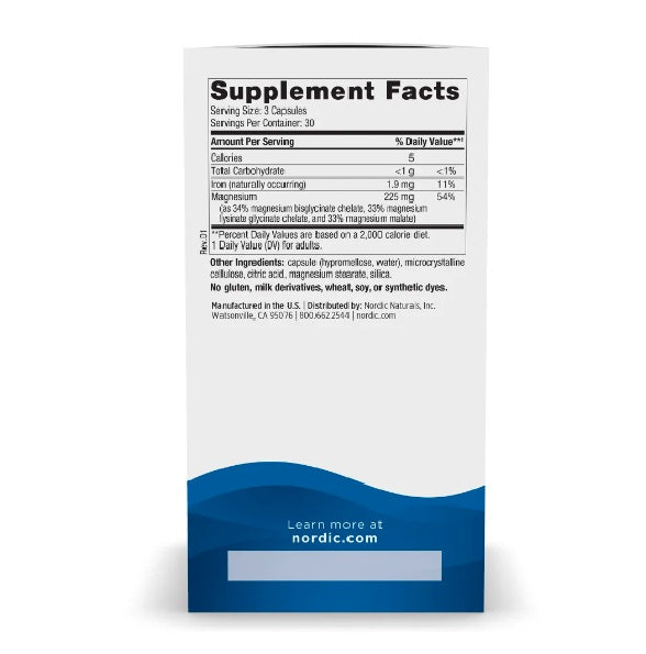 Complejo de Magnesio (90 caps), Nordic Naturals