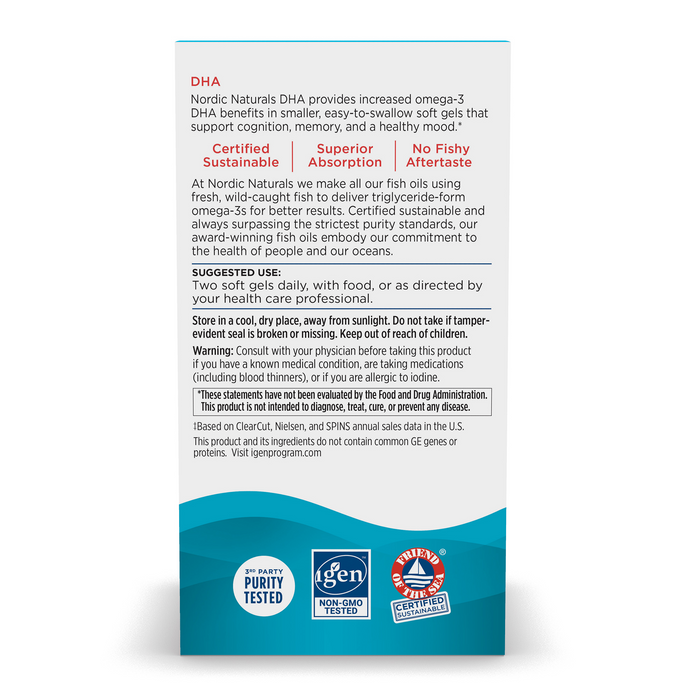 DHA 830 mg Sabor Fresa (90 softgels), Nordic Naturals