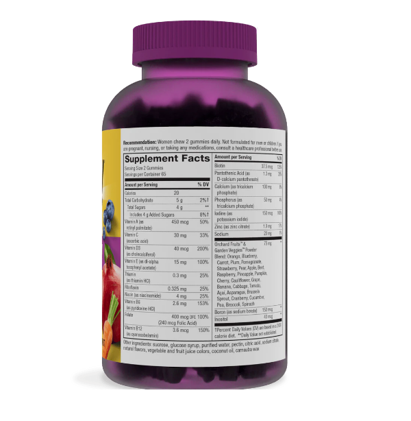 Multivitamínico para Mujeres Alive!® (130 gomitas), Nature's Way