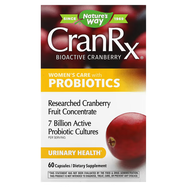 Probióticos para Mujeres CranRx® (60 caps), Nature's Way