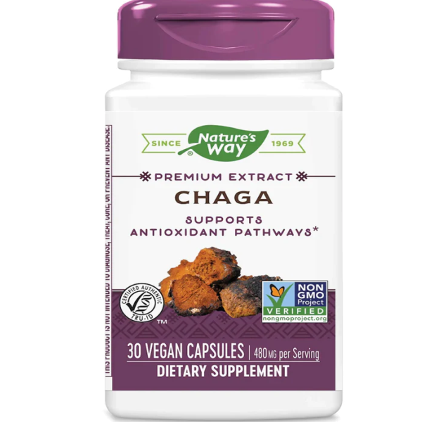 Chaga 480mg (30 veg caps) , Nature's Way