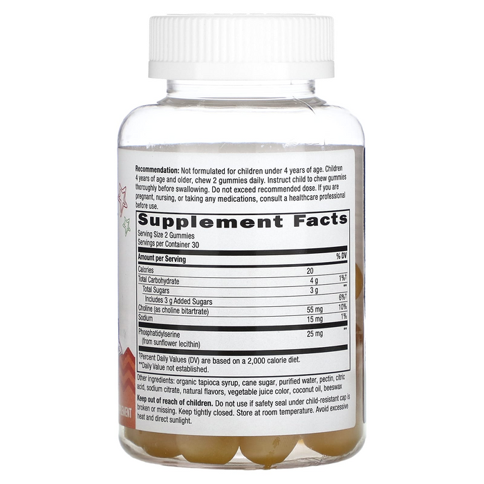 Función Cerebral para Niños Brain Builder (60 gomitas), Nature's Way