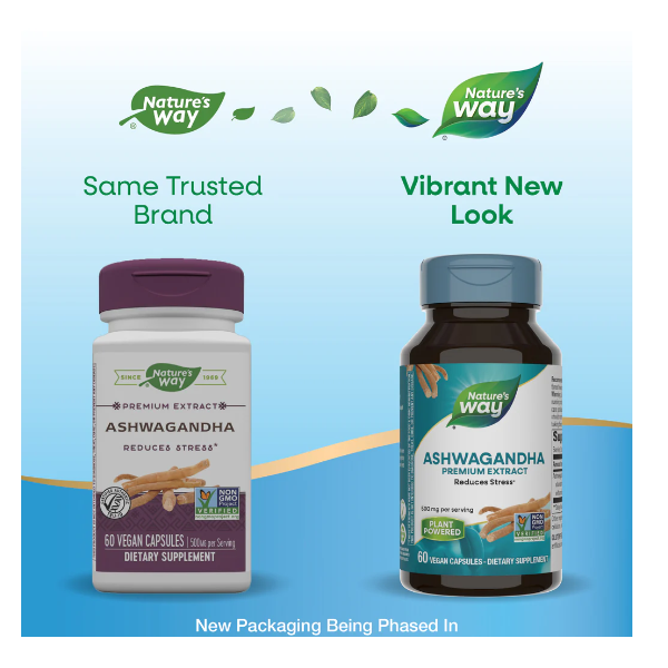 Ashwagandha 500 mg (60 veg caps), Nature's Way