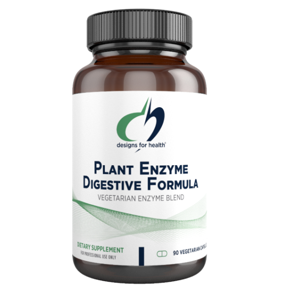 Formula Digestiva de Enzimas Vegetales 105 mg (90 veg caps), Designs for Health