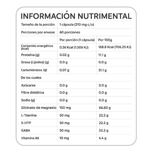 Apoyo para Dormir, Sleep Support (60 caps), NutriADN