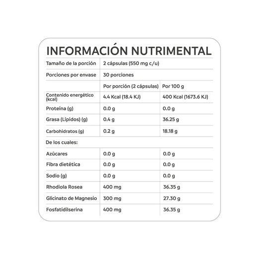 Apoyo al Estrés, Stress Support (60 caps), NutriADN