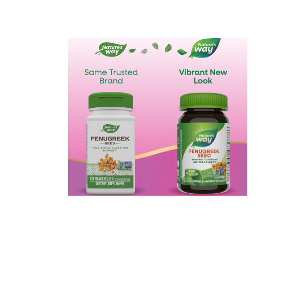 Semilla de Fenogreco 1220 mg, Fenugreek Seed (100 veg caps), Nature's Way