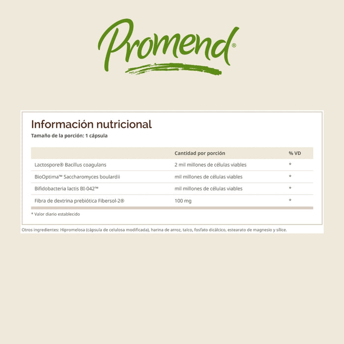 Probióticos de Uso Diario Promend® (30 caps), Windmill