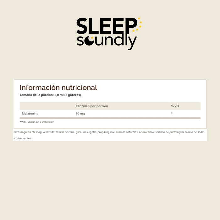 Melatonina 10 mg Sleep Soundly® (60 ml), Windmill