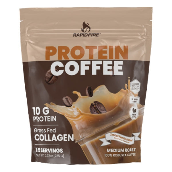 Café con Proteína 10 g Sabor Avellana Rapid Fire® (225 g), Windmill