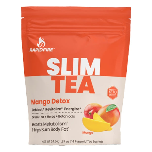 Té Adelgazante para Desintoxicaión Rapid Fire® Sabor Mango (14 pzs), Windmill