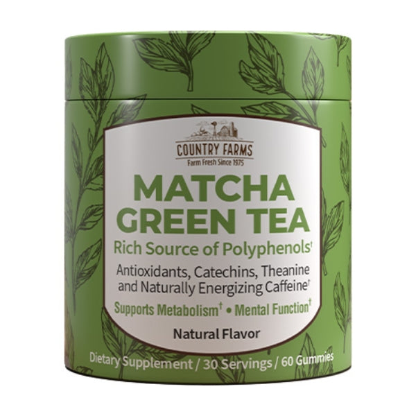 Matcha Antioxidantes Sabor Matcha Country Farms® (60 gomitas), Windmill