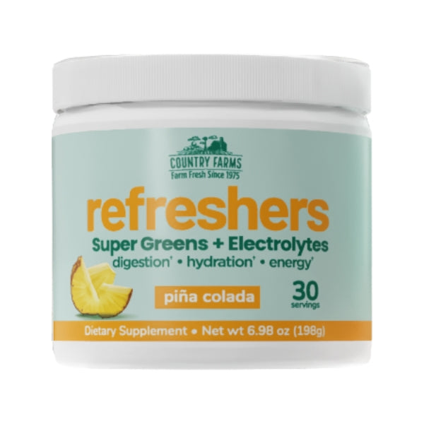Electrolitos + Super Greens Sabor Piña Country Farms® (198 g), Windmill