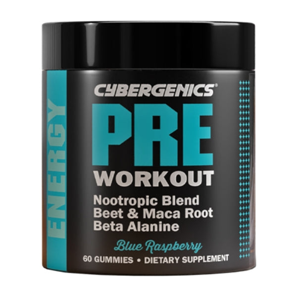 Pre Entreno Sabor Mora Azúl Cybergenics® (60 gomitas), Windmill
