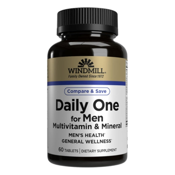 Multivitamínico y Multimineral para Hombres Daily One for Men(60 tabs), Windmill