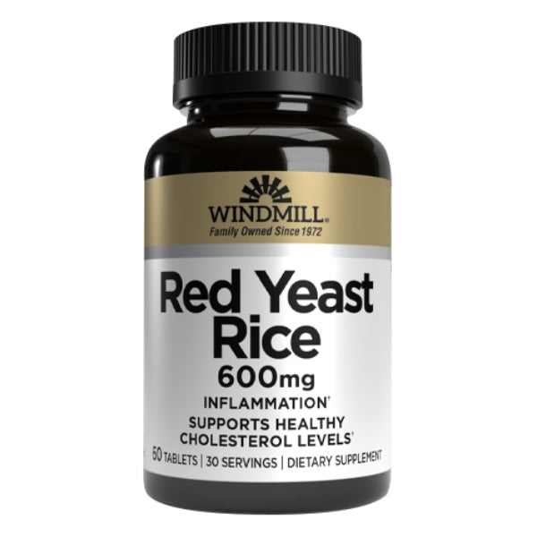 Levadura Roja de Arroz 600 mg (60 tabs), Windmill