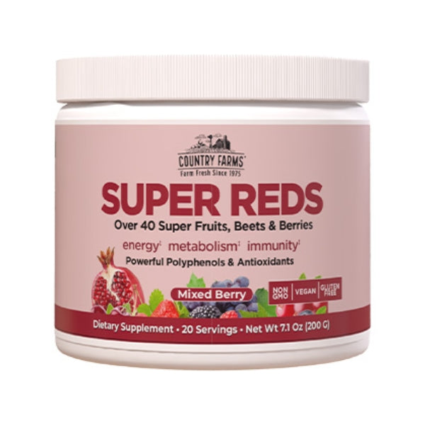 Apoyo Inmunológico Super Reds Sabor Frutos Rojos Country Farms® (200 g), Windmill