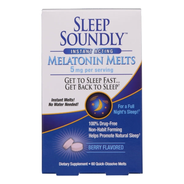 Melatonina 5 mg Sleep Soundly® (60 tabs), Windmill