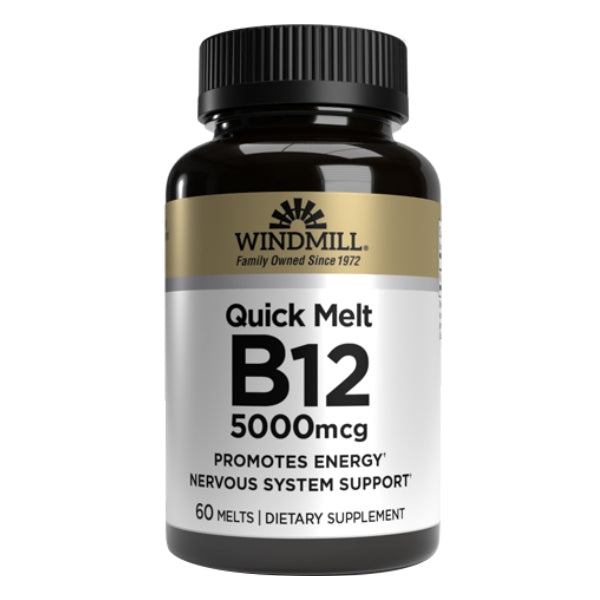 Vitamina B12 5000 mcg (50 tabs sublingual), Windmill