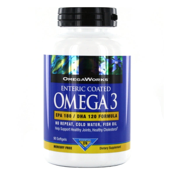 Omega 3 con Recubrimiento Entérico OmegaWorks™ (90 softgels), Windmill