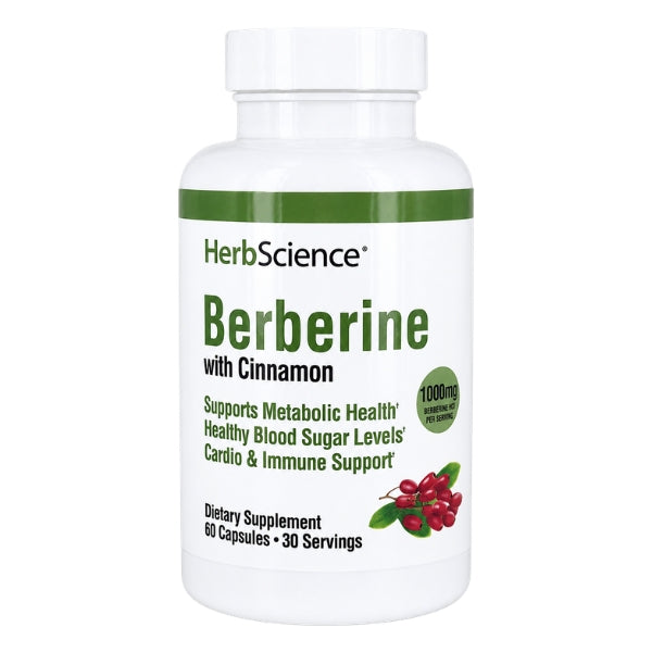 Berberina con Canela HerbScience® (60 caps), Windmill