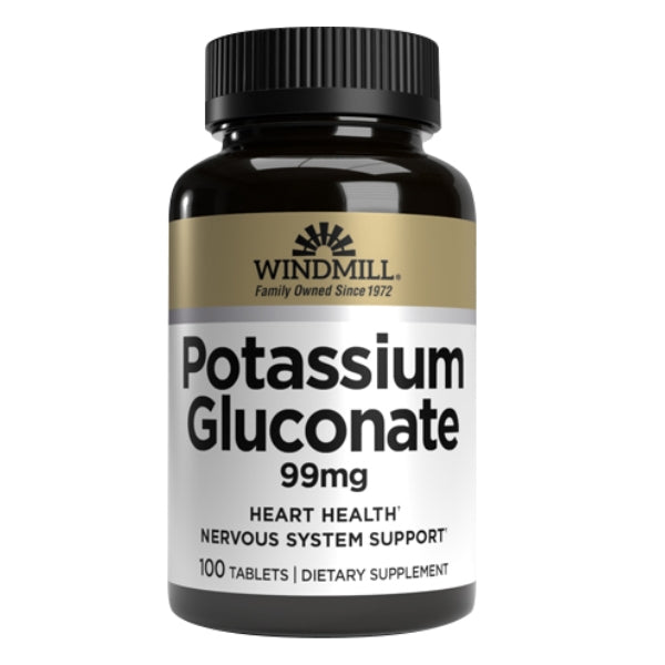 Gluconato de Potasio 99 mg (100 tabs), Windmill