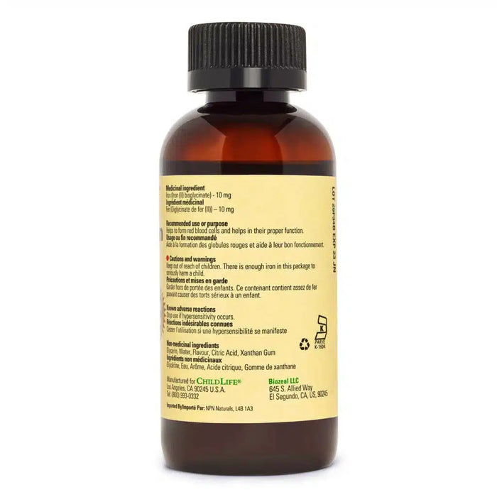 Hierro para Niños, Liquido (4 fl oz 118 ml), Child Life