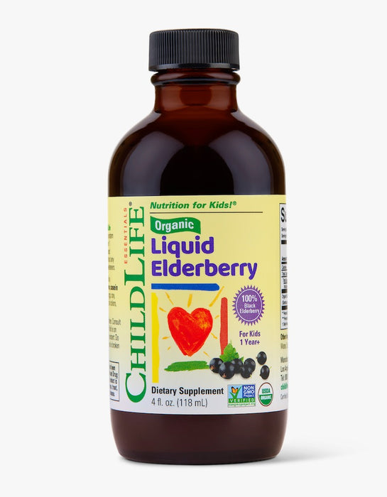 Sauco Organico para Niños, Liquido (4 fl oz/118 ml), Child Life