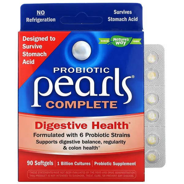 Probiótico Pearls® Salud Digestiva (30 softgels), Nature's Way