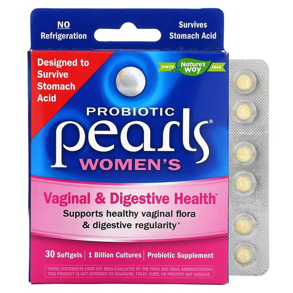 Probiotico Pearls® para Mujeres (30 softgels), Nature's Way