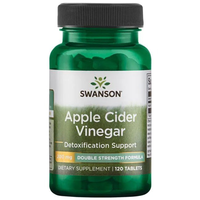 Vinagre de Manzana 200 mg (120 tabs), Swanson