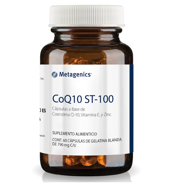 CoQ10 St-100, Salud Cardiovascular (60 caps), Metagenics