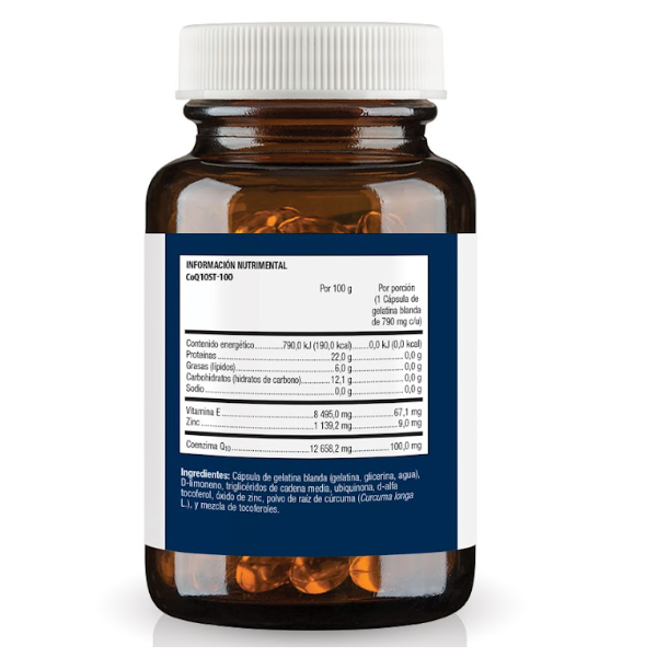 CoQ10 St-100, Salud Cardiovascular (60 caps), Metagenics