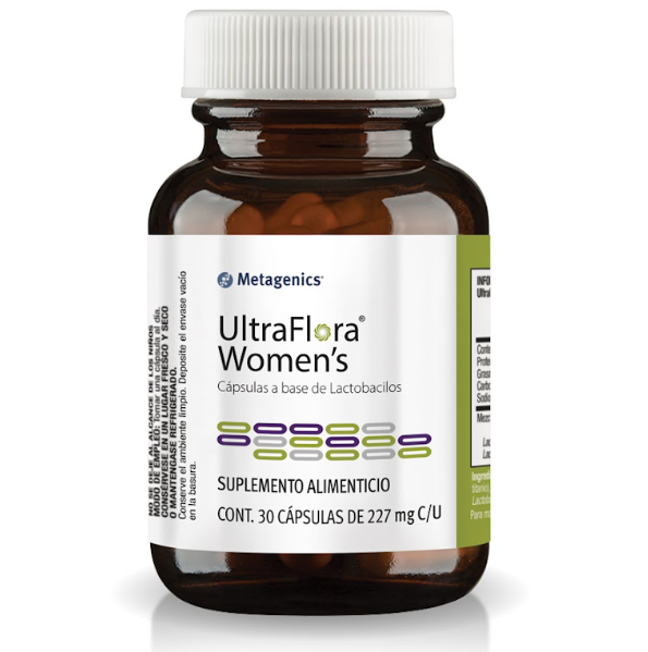 Probiótico para Mujeres UltraFlora® 227 mg (30 caps), Metagenics