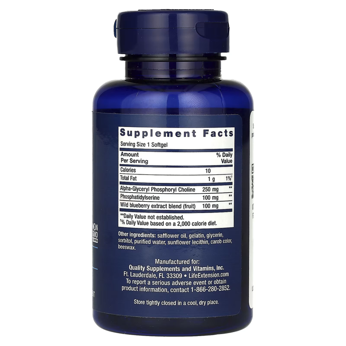 Cognitex Alpha GPC (30 softgels), Life Extension