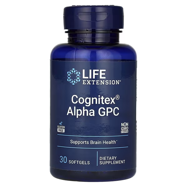 Cognitex Alpha GPC (30 softgels), Life Extension