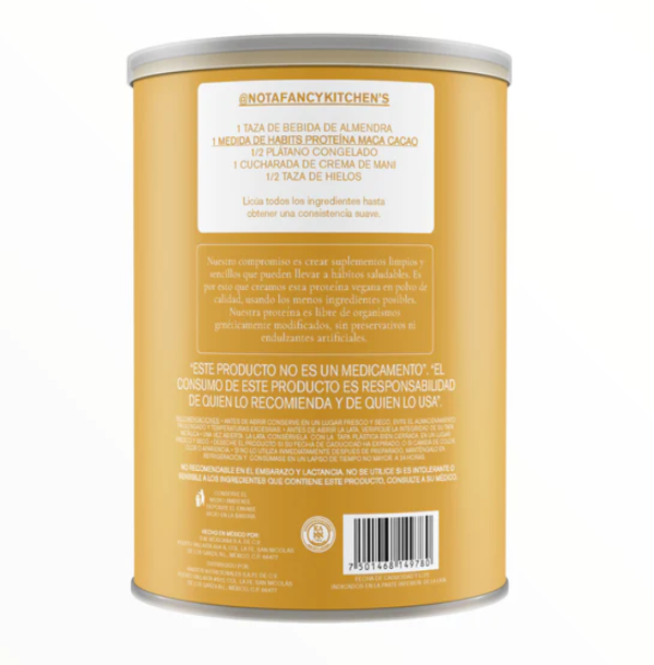 Proteína Probiótica Sabor Maca Cacao (488 g), Habits
