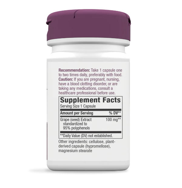 Semilla de Uva 100 mg (30 veg caps), Nature's Way