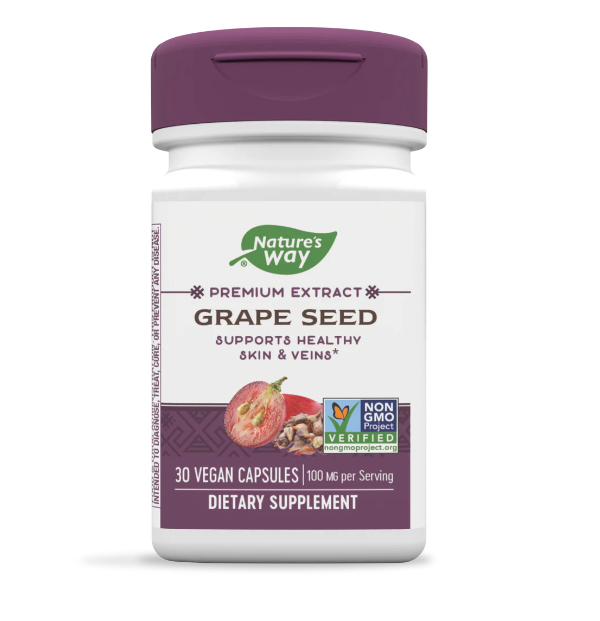 Semilla de Uva 100 mg (30 veg caps), Nature's Way
