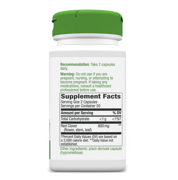 Flor de Trébol Rojo para la Menopausia 800mg (100 veg caps), Nature's Way