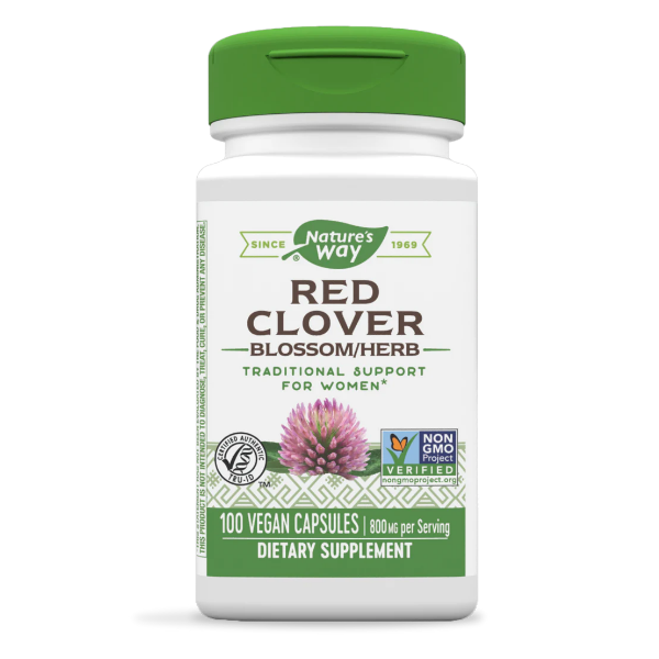 Flor de Trébol Rojo para la Menopausia 800mg (100 veg caps), Nature's Way