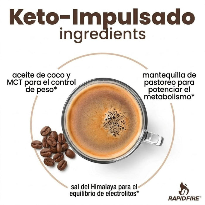 Crema para Café KETO Rapid Fire® (240 g), Windmill